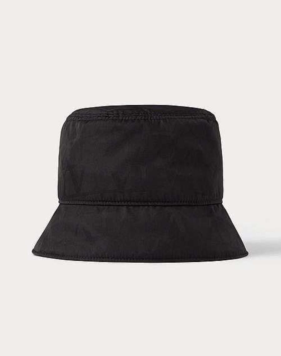 Valentino Toile Iconographe Reversible Nylon Bucket Hat With Clutch | Hats And Gloves