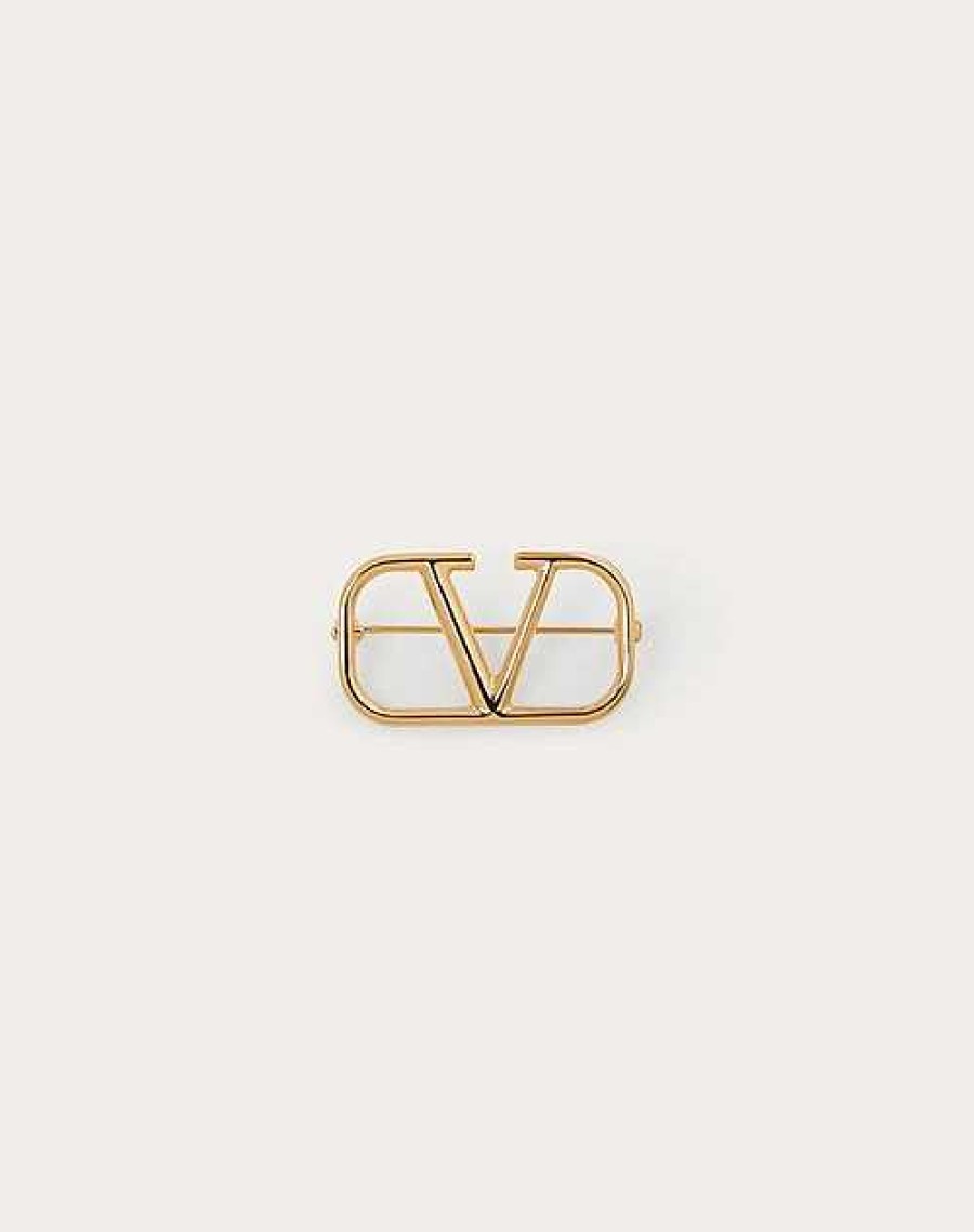 Valentino Vlogo Signature Metal Brooch | Jewelry