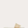 Valentino Toile Iconographe Raffia Slide Sandal | Slides And Thongs