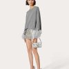 Valentino Embroidered Organza Mini-Skirt | Skirts