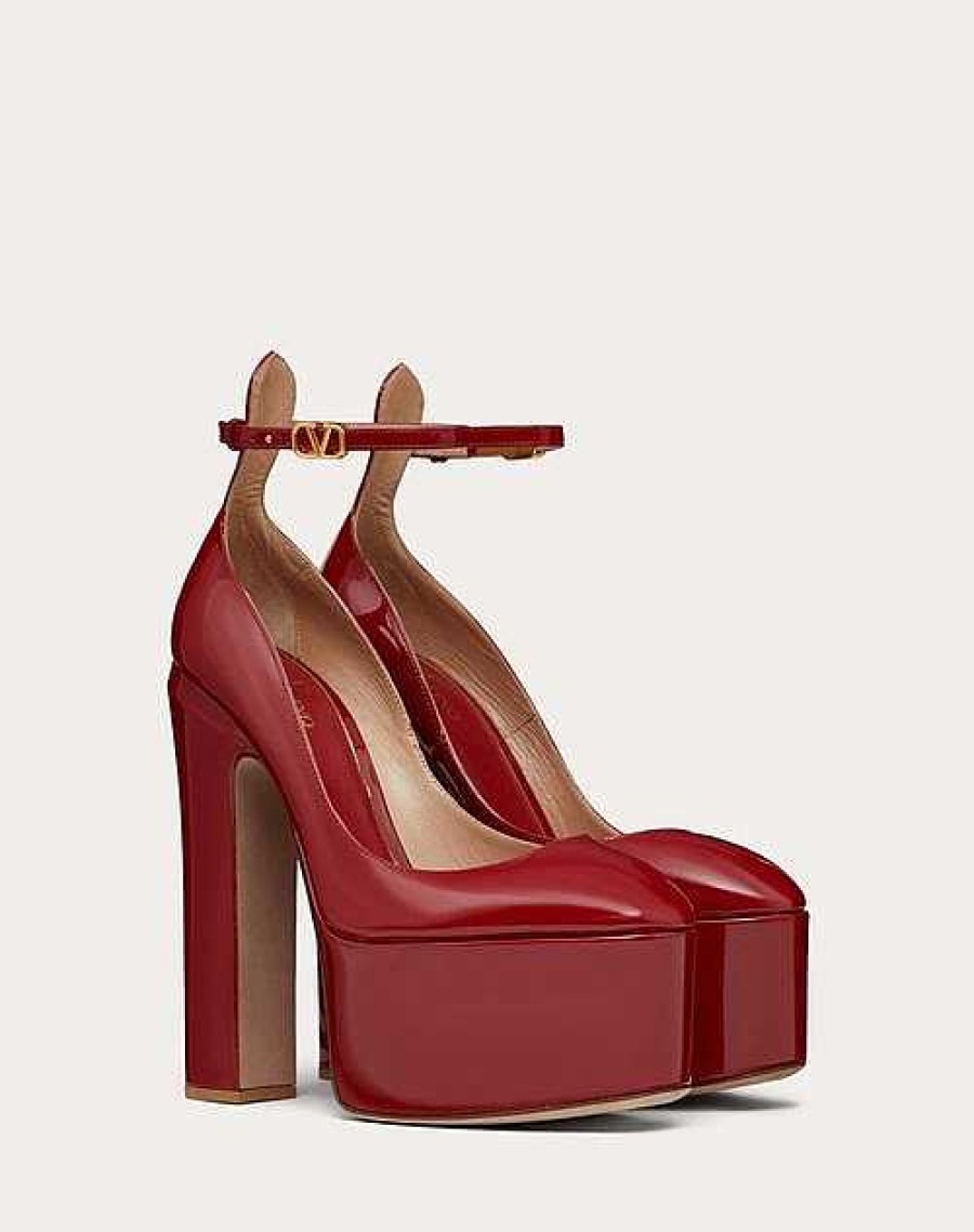 Valentino Valentino Garavani Tan-Go Platform Pump In Patent Leather 155 Mm | Pumps