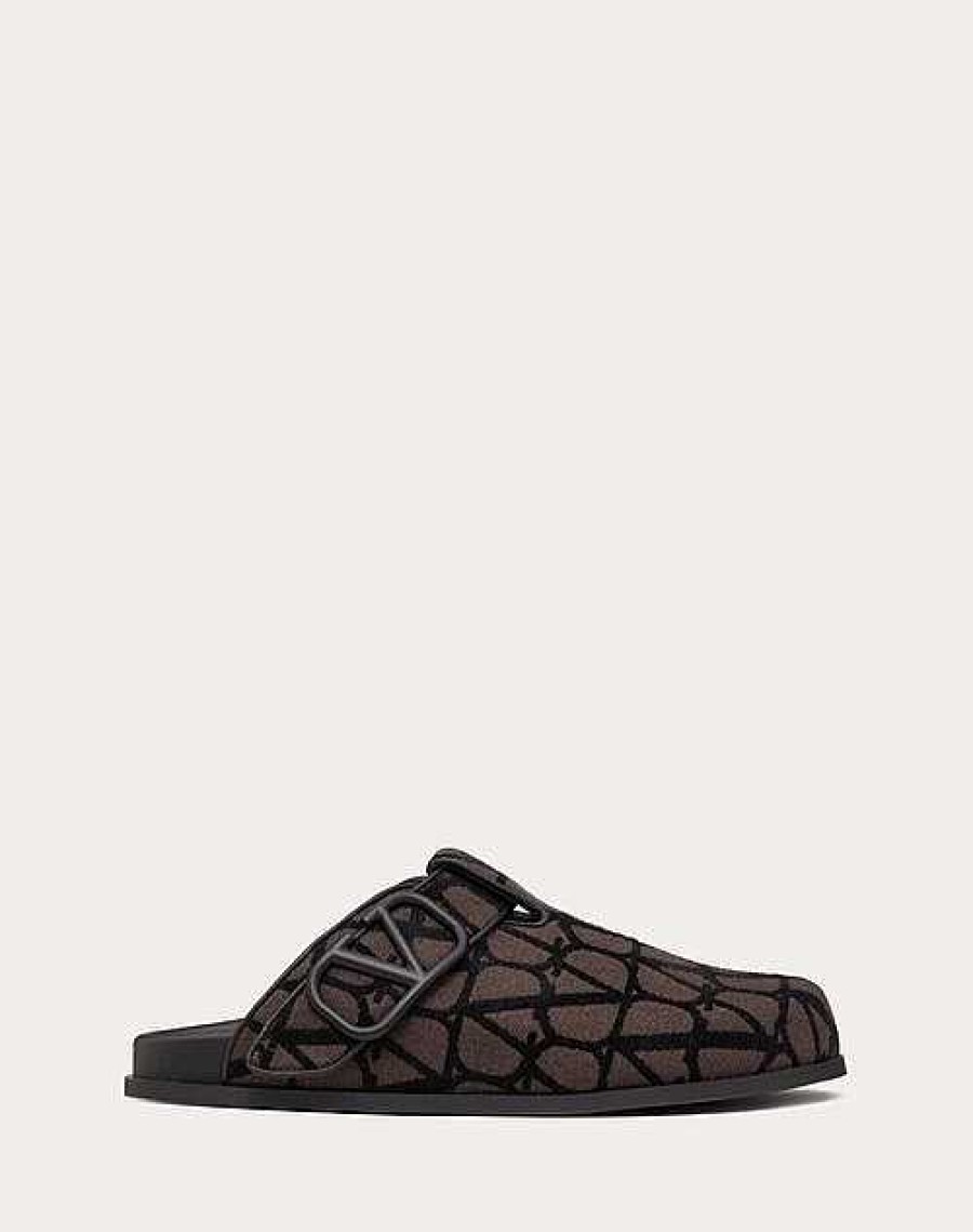 Valentino Toile Iconographe Vlogo Clog | Lace-Ups And Loafers