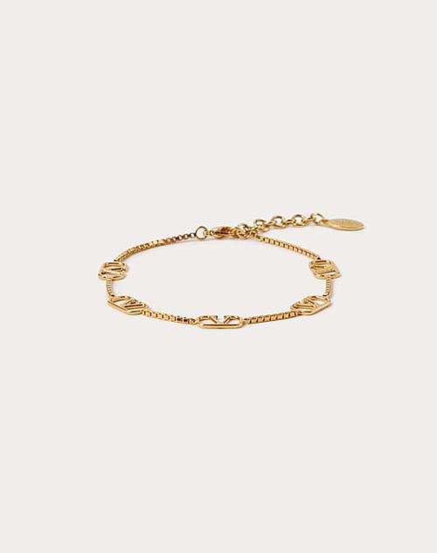 Valentino Vlogo Signature Metal Anklet | Jewelry