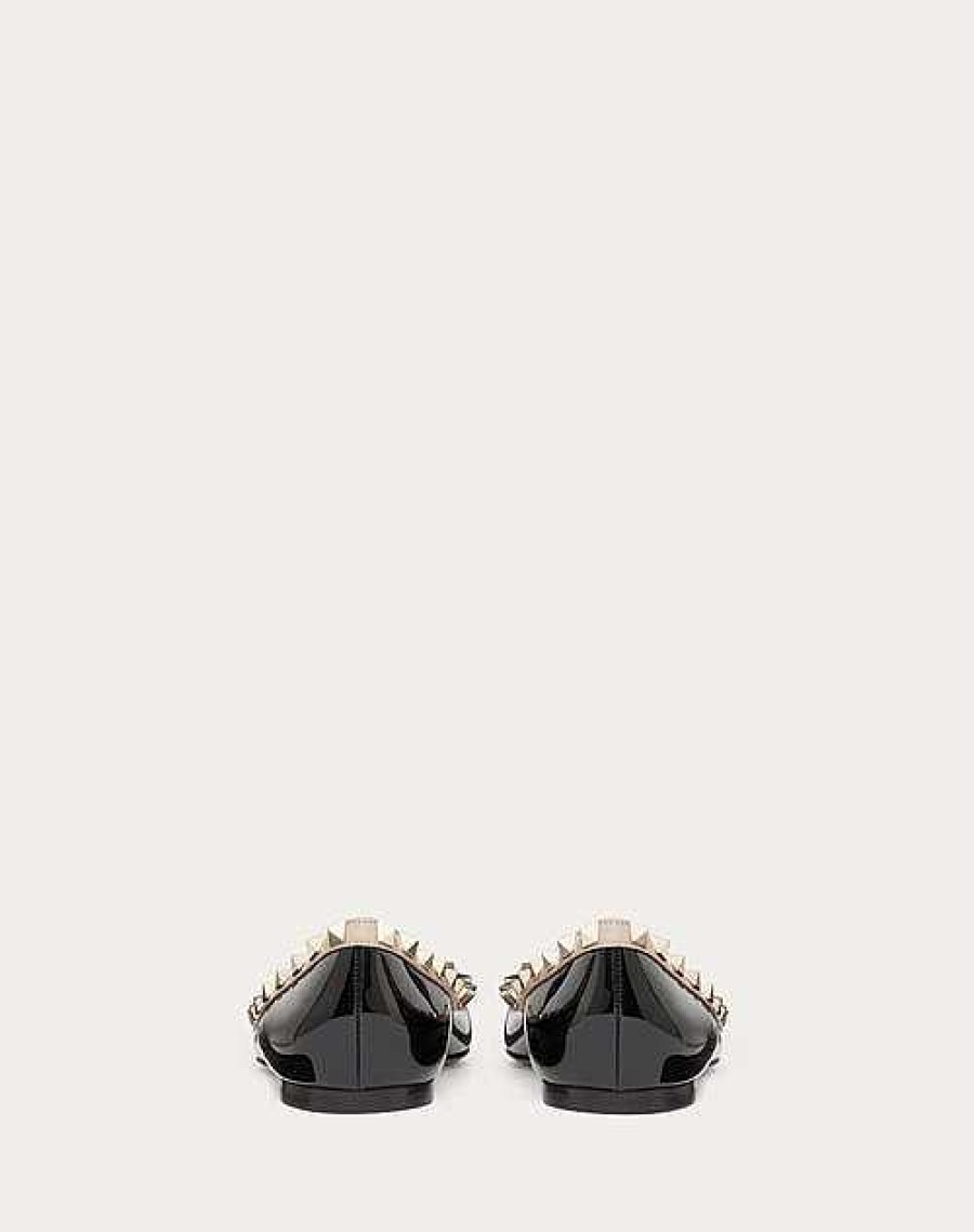 Valentino Patent Rockstud Ballet Flat | Ballerinas