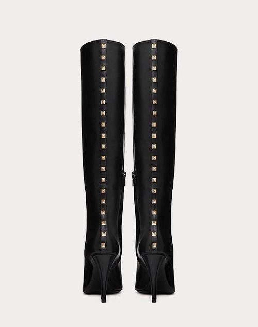 Valentino Rockstud Calfskin Boot 90 Mm | Boots