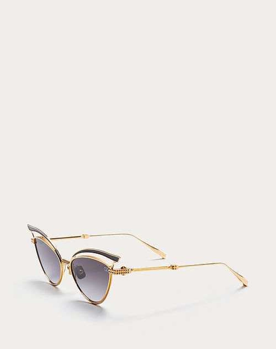 Valentino V - Glassliner Cat-Eye Titanium Frame | Eyewear