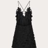 Valentino Embroidered Crepe Couture Short Dress | Dresses