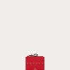 Valentino Rockstud Calfskin Cardholder With Zipper | Wallets And Small Leather Goods