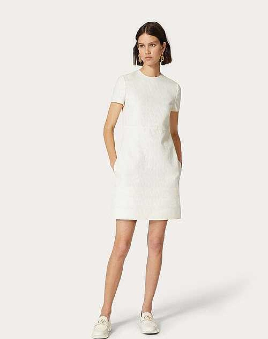 Valentino Toile Iconographe Short Dress In Crepe Couture | Dresses