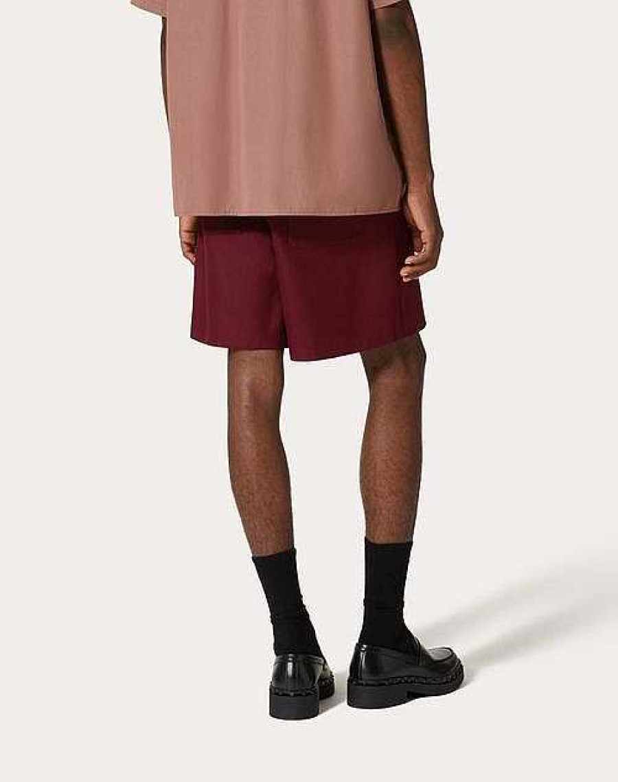 Valentino Double Lightweight Cotton Bermuda Shorts | Pants And Shorts