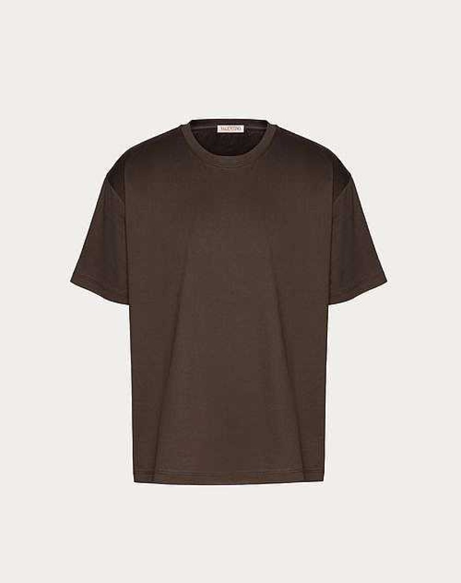 Valentino Cotton Crewneck T-Shirt | T-Shirts And Sweatshirts