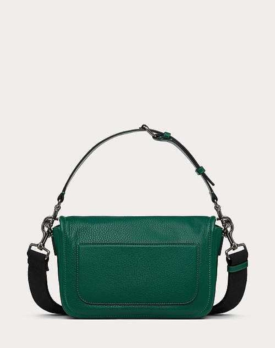 Valentino Valentino Garavani Alltime Grainy Calfskin Shoulder Bag | Shoulder Bags