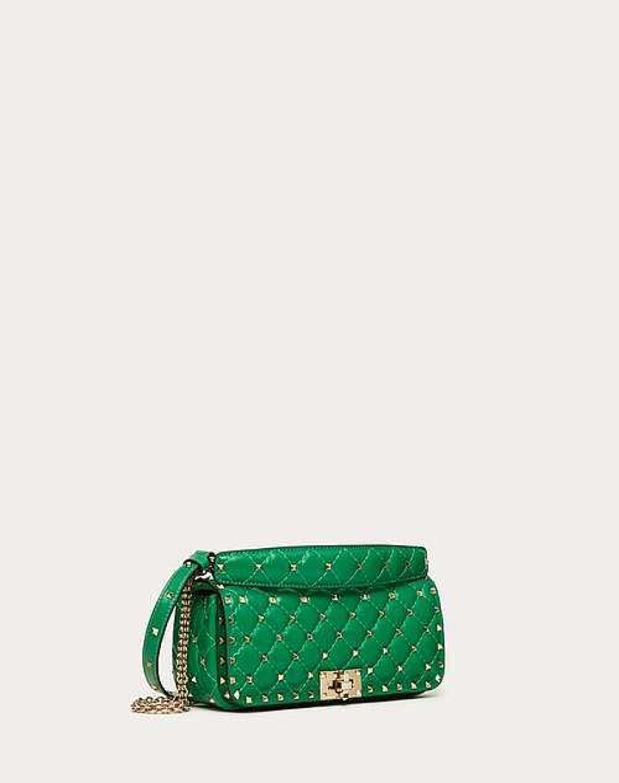 Valentino Rockstud Spike Calfskin Shoulder Bag | Shoulder Bags