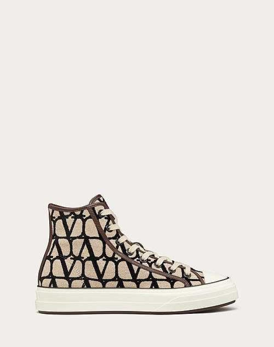 Valentino Toile Iconographe Totaloop High-Top Sneaker | Sneakers