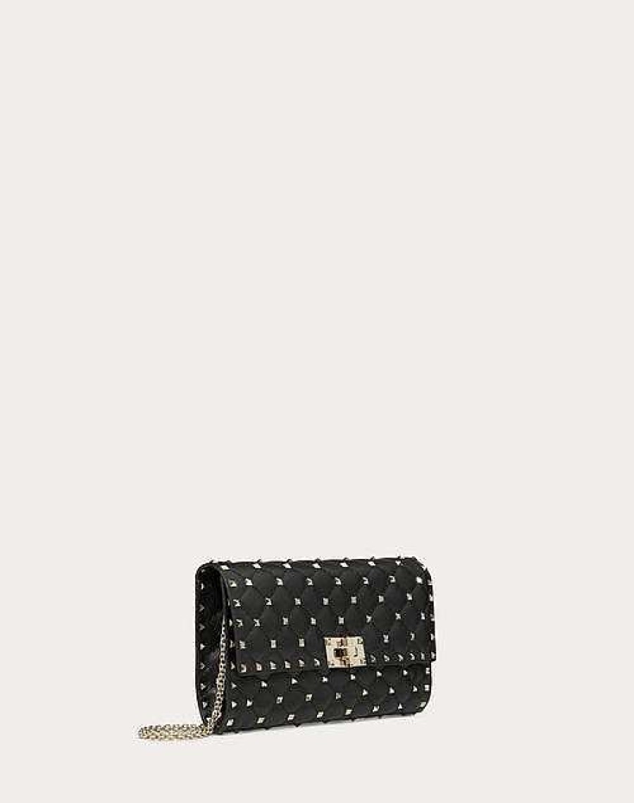 Valentino Rockstud Spike Nappa Leather Crossbody Clutch Bag | Shoulder Bags