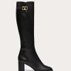 Valentino Vlogo Signature Calfskin Boot 70Mm | Boots