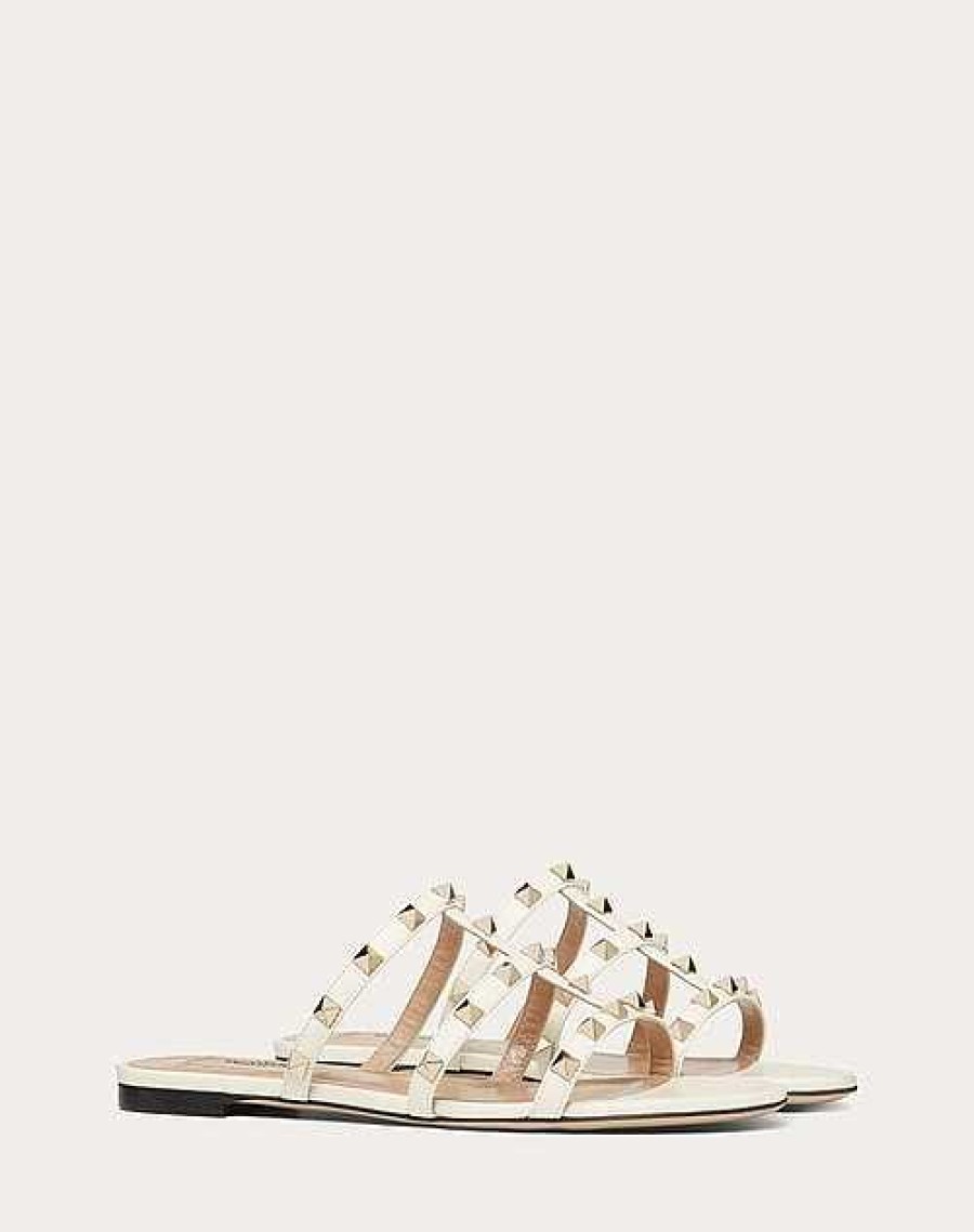 Valentino Rockstud Flat Slide Sandal | Sandals