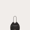 Valentino Rockstud Grainy Calfskin Bucket Bag | Shoulder Bags