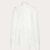 Valentino Toile Iconographe Silk Jacquard Blouse | Shirts And Tops