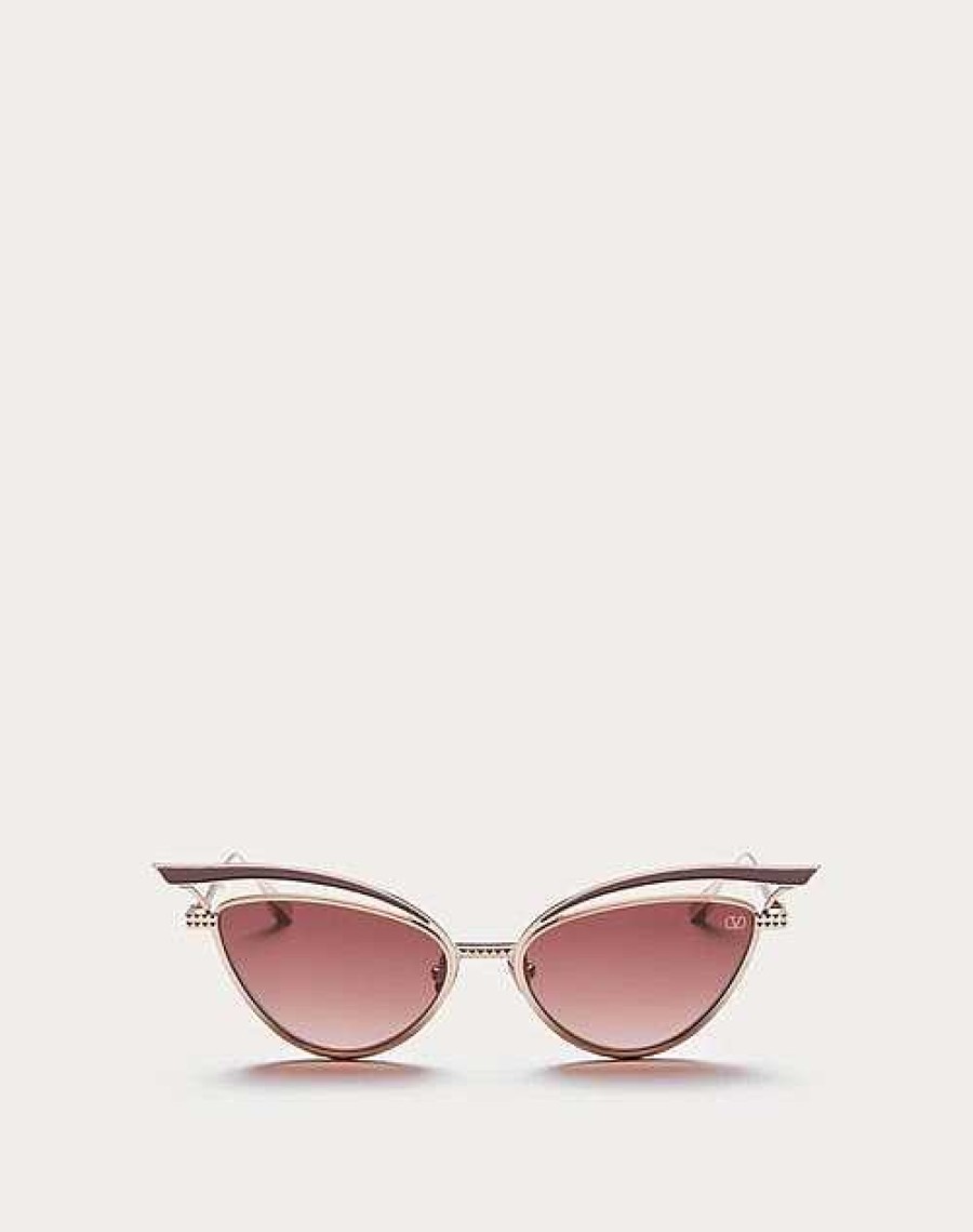 Valentino V - Glassliner Cat-Eye Titanium Frame | Eyewear