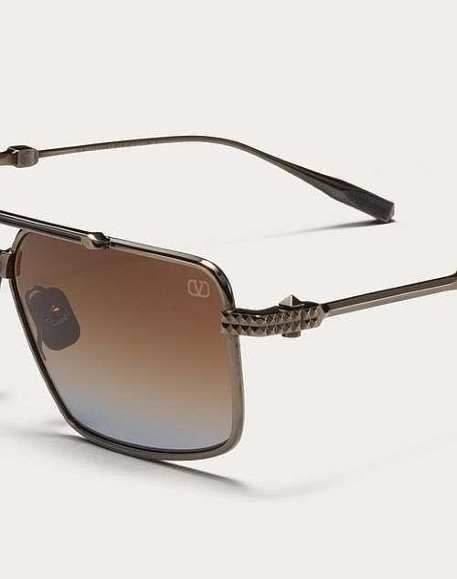 Valentino Vi - Rectangular Metal Frame | Eyewear