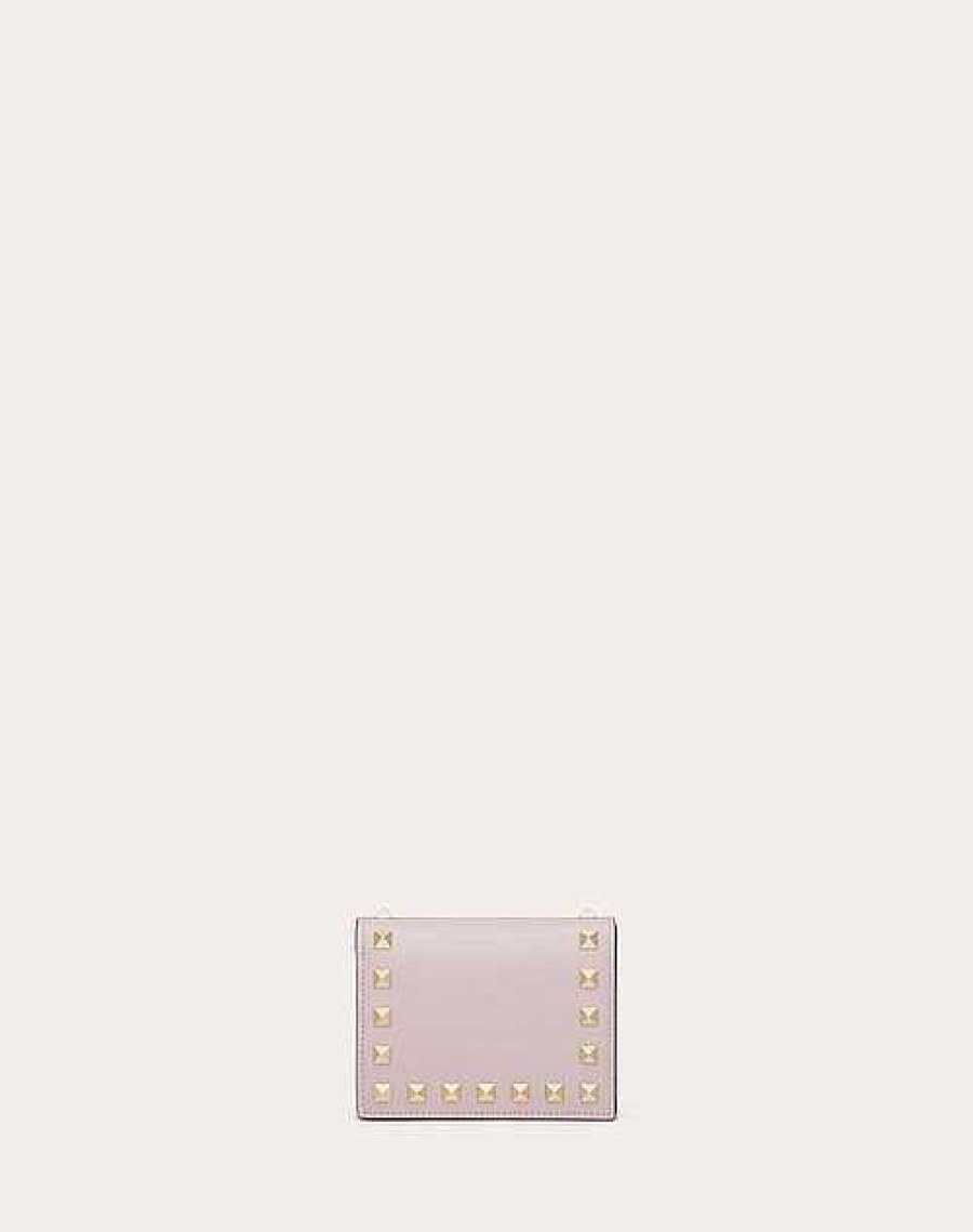 Valentino Small Rockstud Calfskin Wallet | Wallets And Small Leather Goods