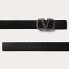 Valentino Vlogo Signature Belt In Shiny Calfskin 40Mm | Belts