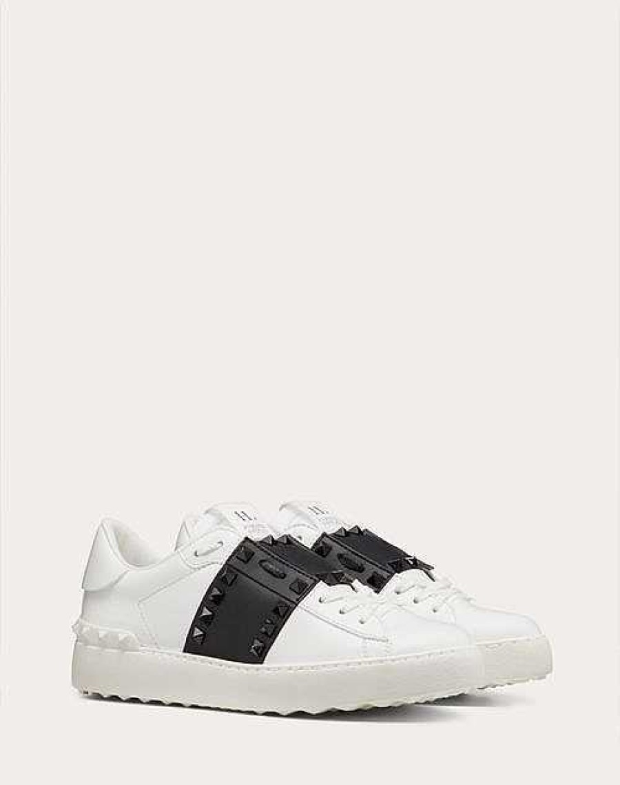 Valentino Rockstud Untitled Sneaker In Calfskin Leather With Tonal Studs | Sneakers