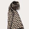 Valentino Toile Iconographe Cashmere And Silk Knitted Scarf | Soft Accessories