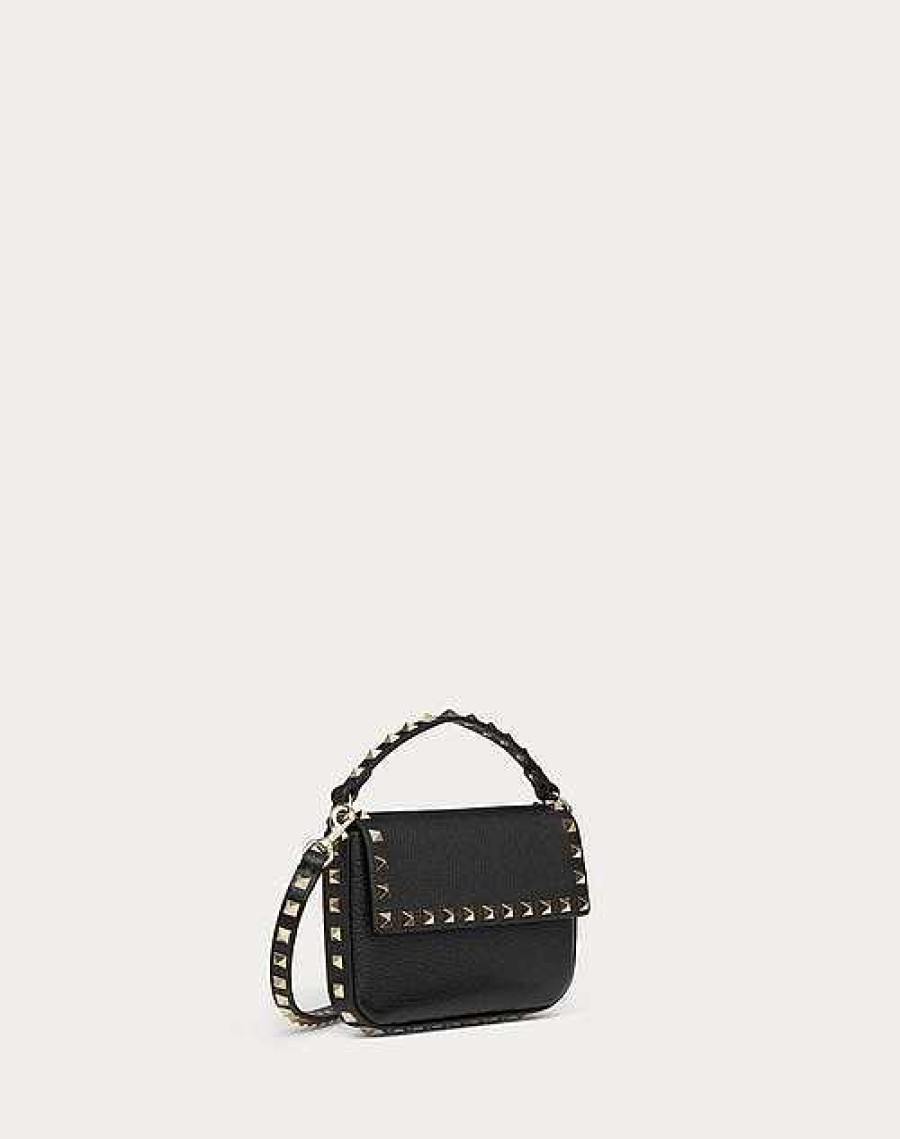 Valentino Rockstud Grainy Calfskin Pouch | Mini Bags