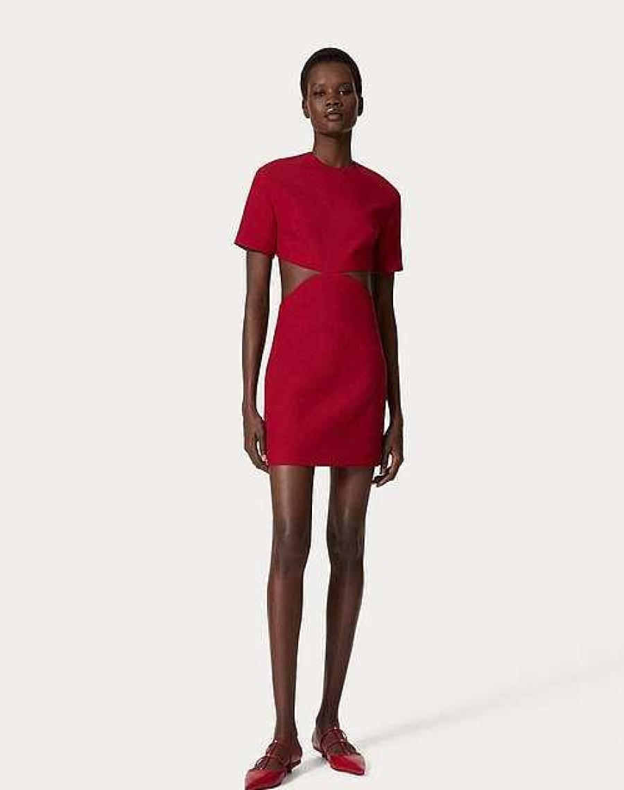 Valentino Crepe Couture Short Dress | Dresses