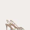 Valentino Vlogo Glow Laminated Nappa Slingback Pump 80 Mm / 3.15 In. | Pumps