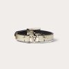 Valentino Vlogo Signature Metallic Calfskin Leather Bracelet | Jewelry