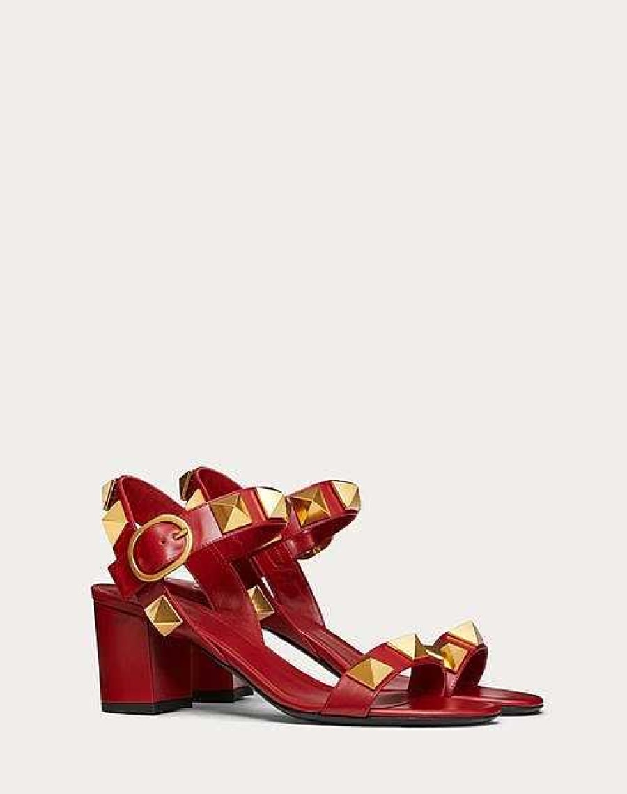 Valentino Roman Stud Calfskin Sandal 60 Mm | Sandals