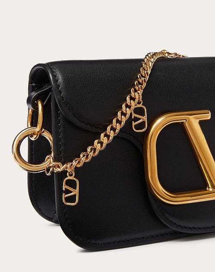 Valentino Vlogo Signature Metal Charm | Wallets And Small Leather Goods