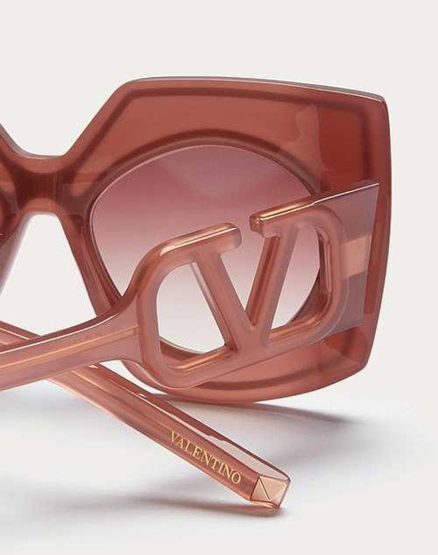 Valentino V - Soul Oversized Squared Butterfly Acetate Frame | Eyewear