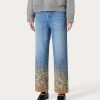 Valentino Embroidered Denim Pants | Denim