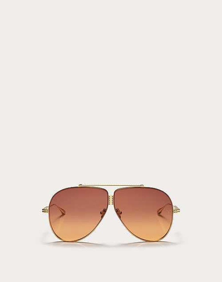 Valentino Xvi - Pilot Titanium Stud Frame | Eyewear