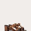 Valentino Roman Stud Metallic Nappa Slide Sandal With Matching Studs 60Mm | Sandals