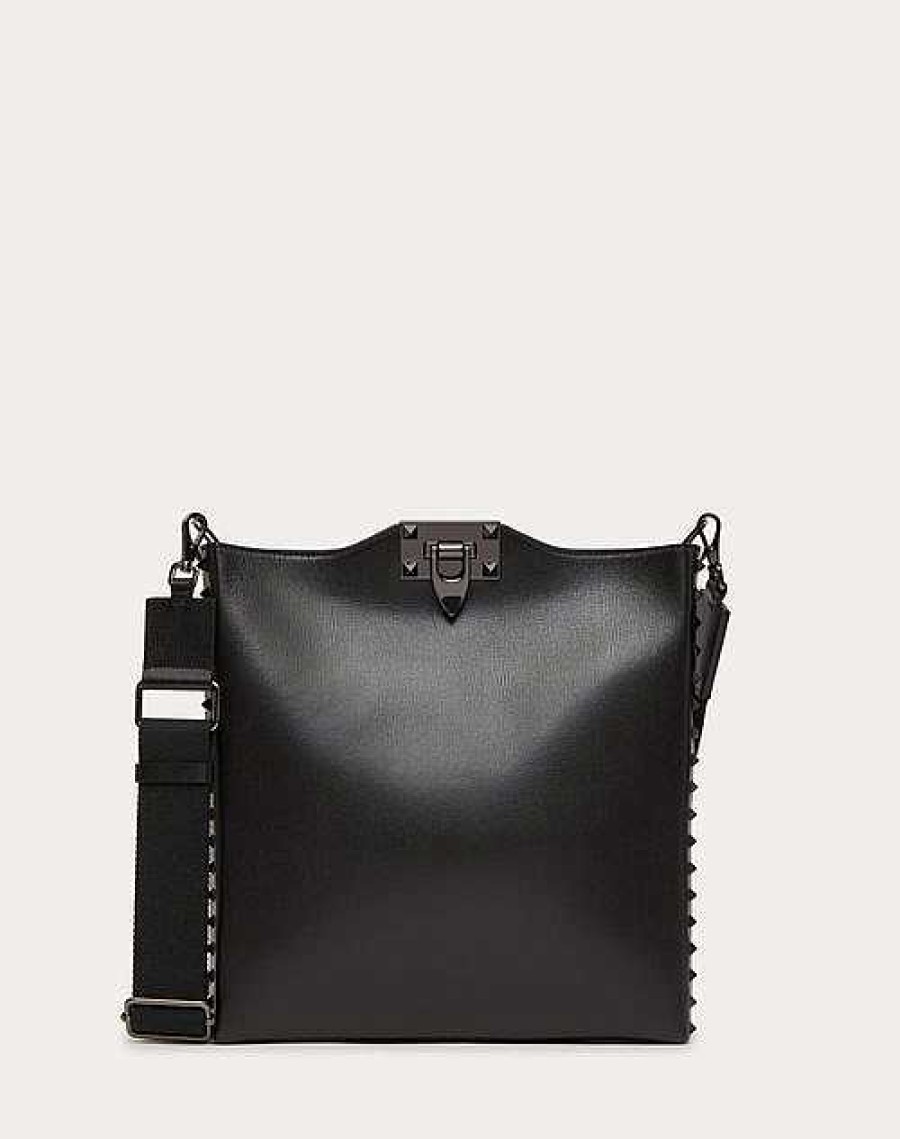 Valentino Rockstud Grainy Calfskin Crossbody Bag | Shoulder Bags