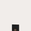 Valentino Vlogo Signature Grainy Calfskin Cardholder | Wallets And Small Leather Goods