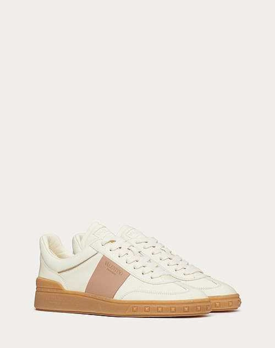 Valentino Upvillage Sneaker In Calfskin Leather | Sneakers