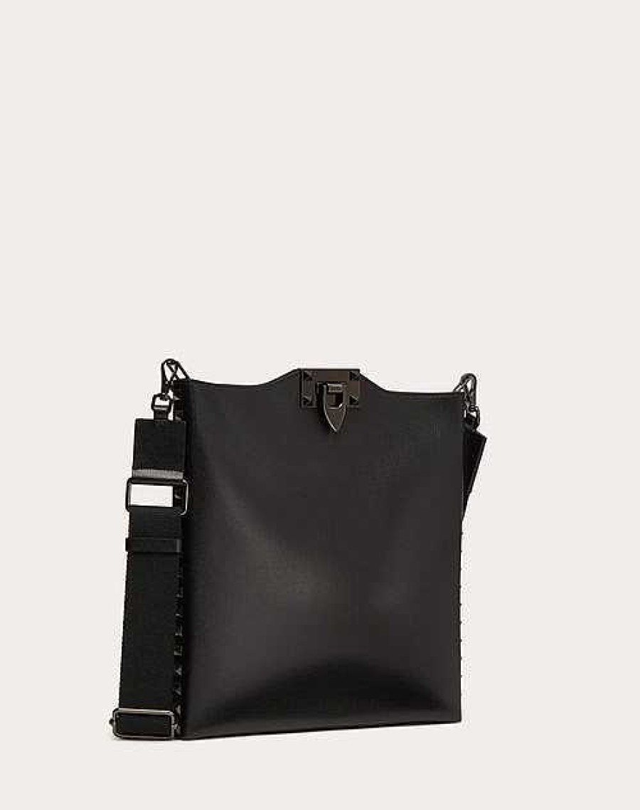 Valentino Rockstud Grainy Calfskin Crossbody Bag | Shoulder Bags