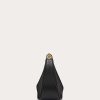 Valentino Small Vlogo Moon Hobo Bag In Grainy Calfskin With Chain | Shoulder Bags