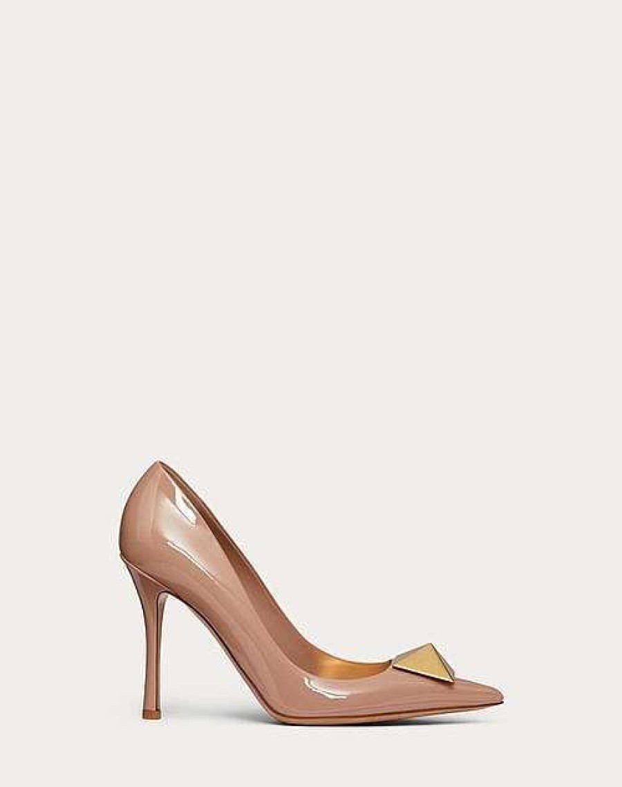 Valentino One Stud Patent Leather Pump 100Mm | Pumps