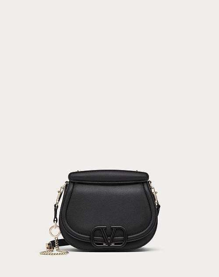 Valentino Vsling Shoulder Bag In Grainy Calfskin | Shoulder Bags