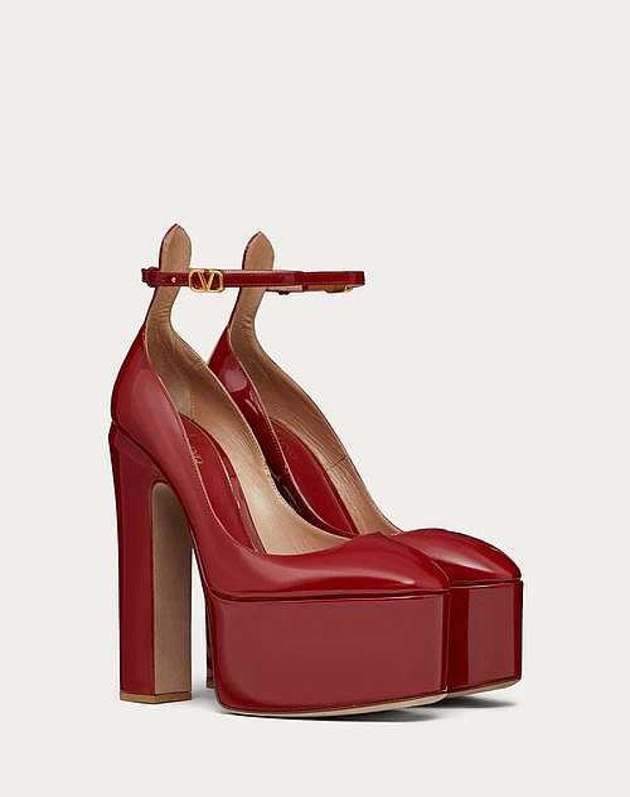 Valentino Valentino Garavani Tan-Go Platform Pump In Patent Leather 155 Mm | Pumps