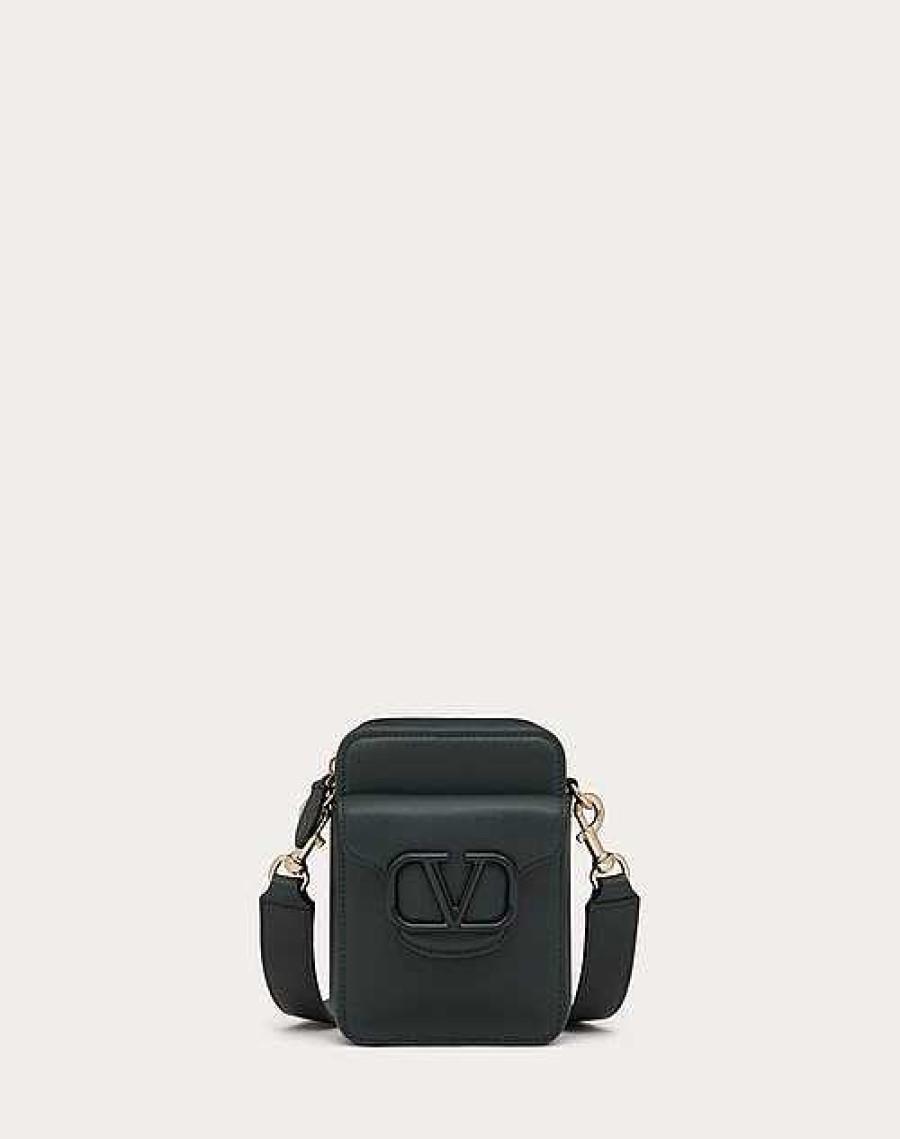 Valentino Mini Loco Crossbody Calfskin Bag | Shoulder Bags