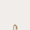 Valentino Small Valentino Garavani Loco Raffia Shoulder Bag With Jewel Logo | Shoulder Bags