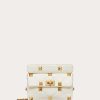 Valentino Medium Roman Stud The Shoulder Bag In Nappa With Chain | Shoulder Bags